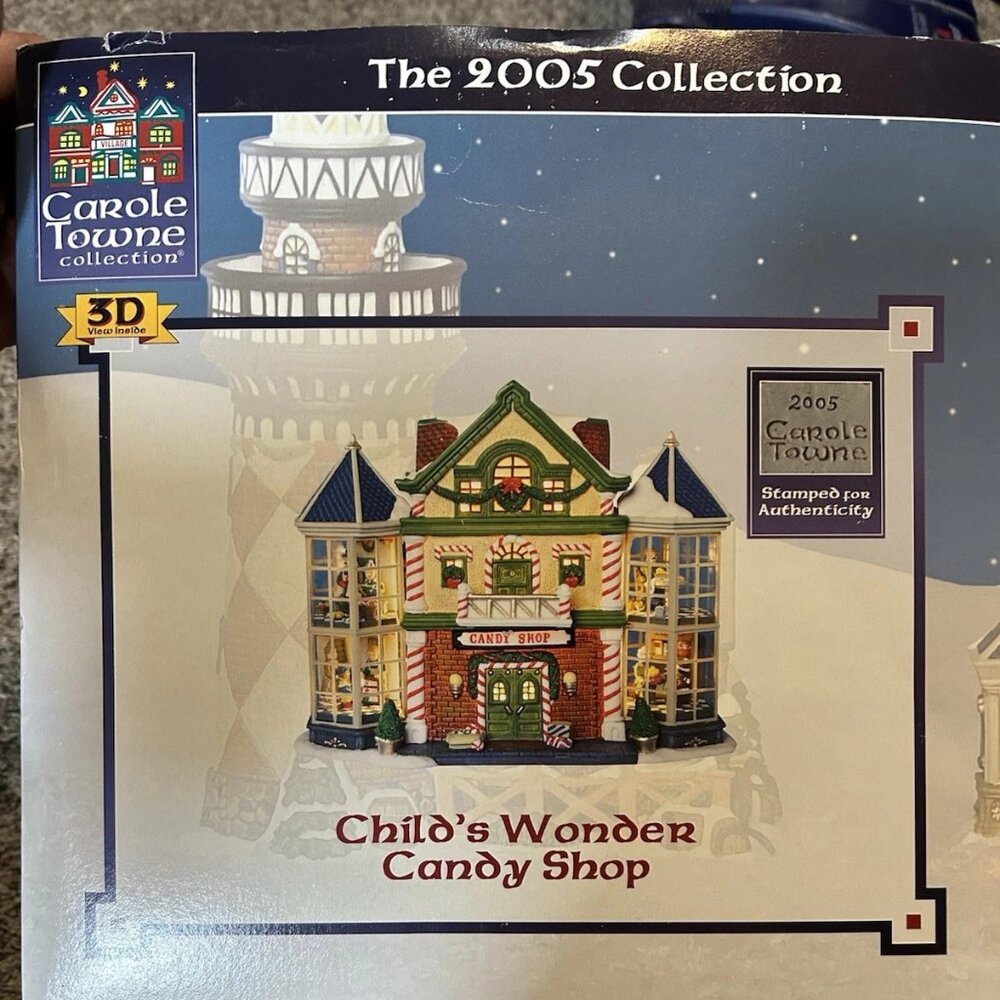 lemax christmas village Child’s Wonder Candy Shop 2005